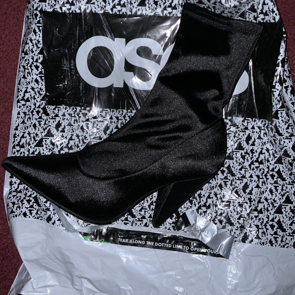 Sock Pointed Bootie - image 1